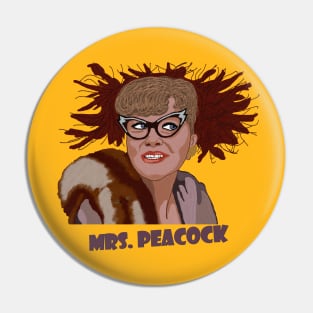 Mrs. Peacock Pin