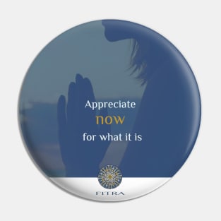 FITRA - Appreciate Now Pin