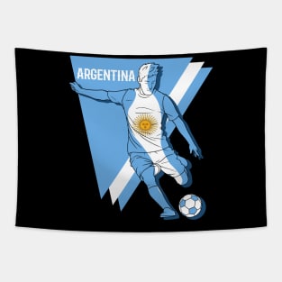 Argentina Futbol Fan Soccer Argentinian Proud Argentine Tapestry