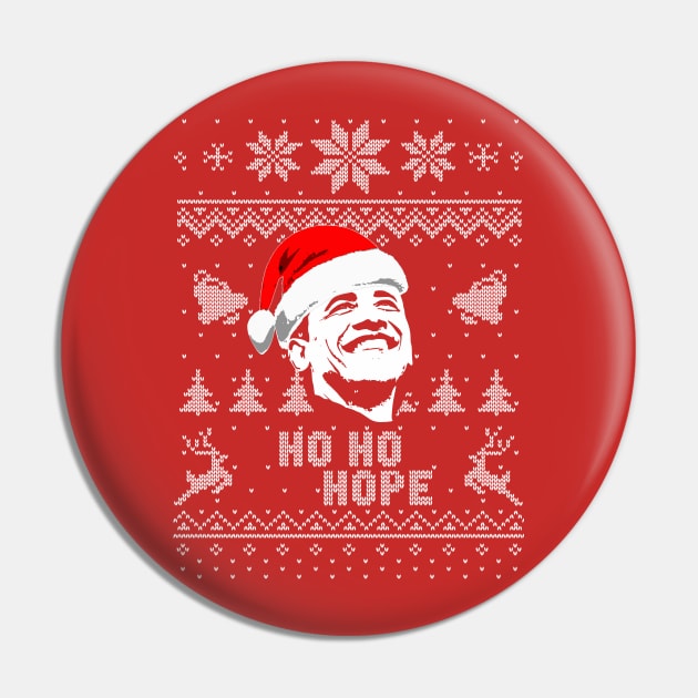 Barack Obama Ho Ho Hope Pin by Nerd_art