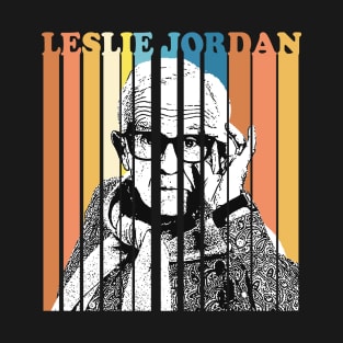 Leslie Jordan Retro Art T-Shirt