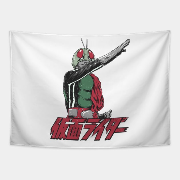 First Kamen Rider Tapestry by WahyudiArtwork