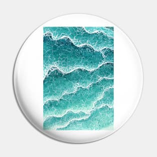 Wave pattern painting Pin