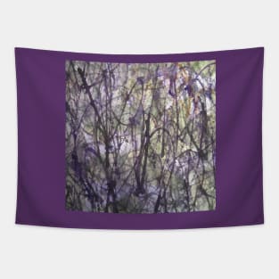 Abstract Bushes Watercolour Painting Tapestry