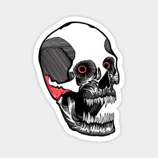 Fierce Skull Magnet