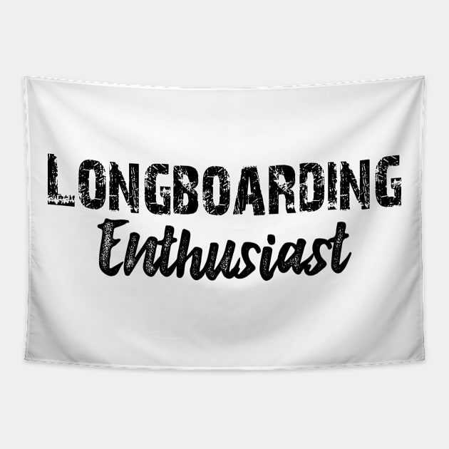 Longboarding Enthusiast Tapestry by KC Happy Shop