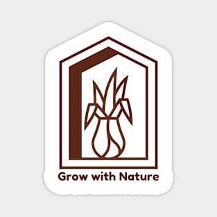 Grow With Nature Magnet