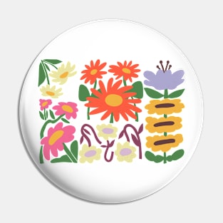 wild flower t-shirt Pin