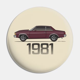 maroon 1981 Pin