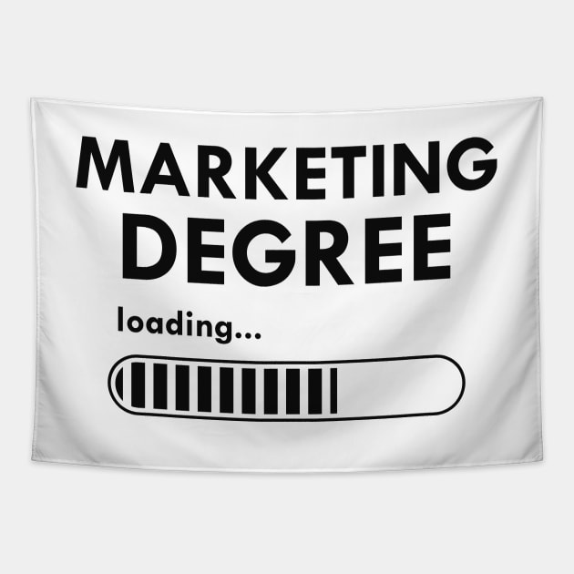 Marketing degree loading Tapestry by KC Happy Shop