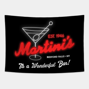 Martini's It's a Wonderful Bar! Tapestry