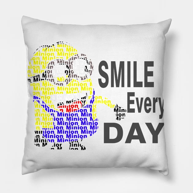 Minion - Smile Every day Pillow by INDONESIA68