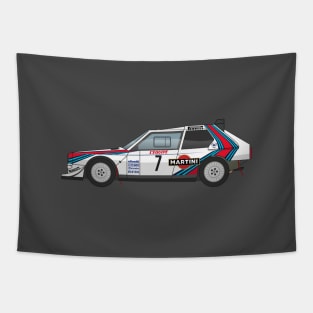 Lancia Delta S2 Rally Martini Racing Tapestry