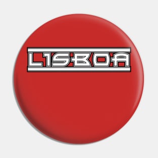 Lisboa typography Pin