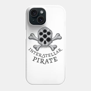 Interstellar space pirate skull crossbones Phone Case