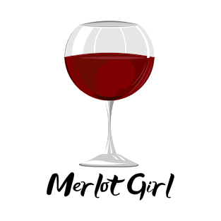 Merlot Girl wine saying T-Shirt