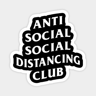 Antisocial Social Distancing Club Magnet