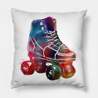 roller skates sport art #roller #skates Pillow