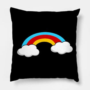 Primary Rainbow Pillow