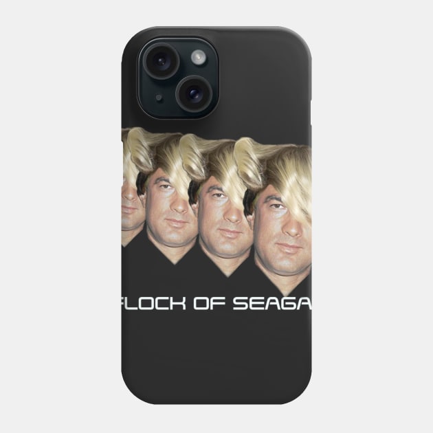 A Flock of Seagals Phone Case by WatchTheSky