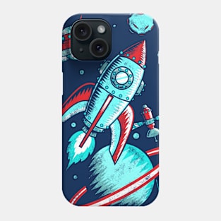 Retro Space Phone Case