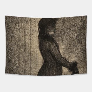 Woman Strolling by Georges-Pierre Seurat Tapestry