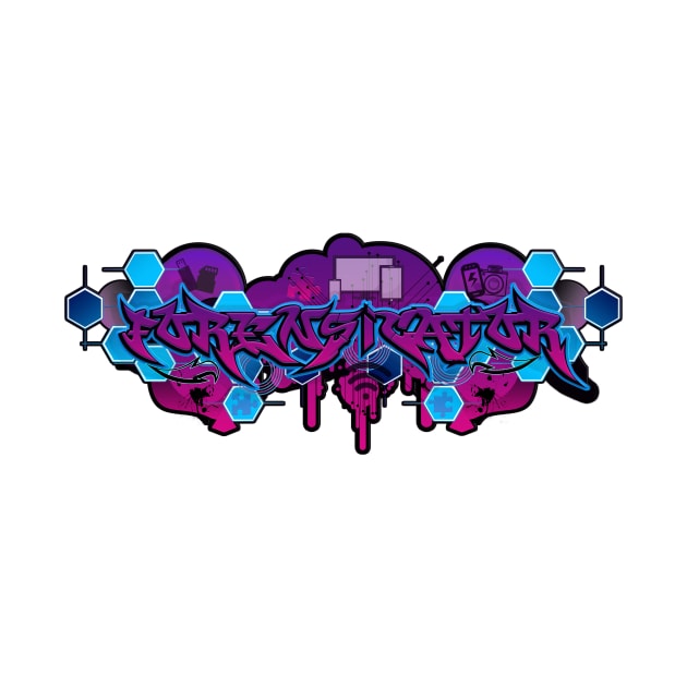 Forensicator Graffiti Purple by DFIR Diva
