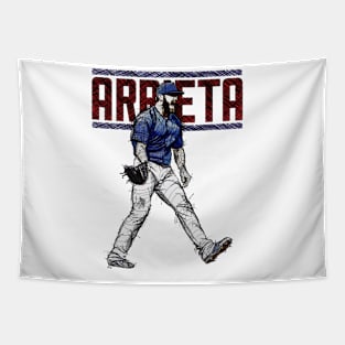 Jake Arrieta Chicago C Sketch Tapestry