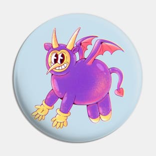 Fly cute demon Pin