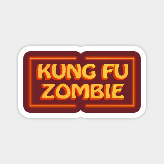 Kung-Fu Zombie Magnet by BestOfBad