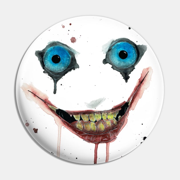 Jeff the Killer Pin by Illusorya