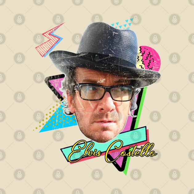 Vintage Elvis Costello Design by GekNdangSugih