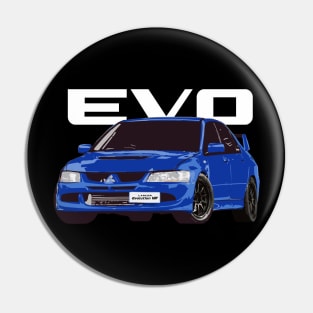 Evo 8 Blue By You Pin