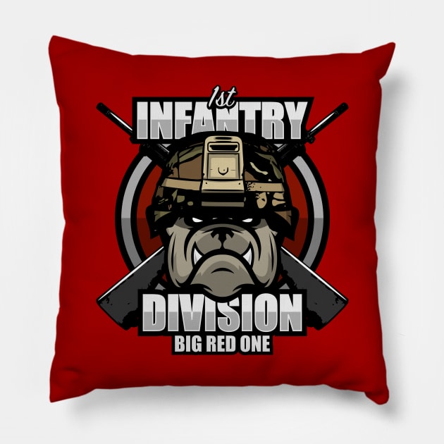 1st Infantry Division Pillow by TCP