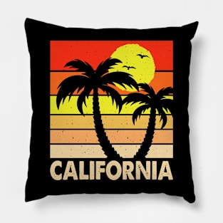 California T Shirt For Women Men T-Shirt Pillow