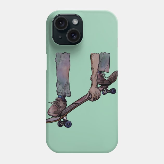 Skate Phone Case by rebelshop