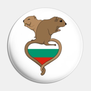 Gerbil Bulgaria (light) Pin