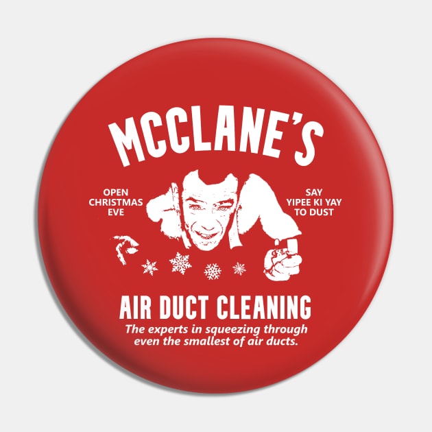 Die Hard - McClane's Air Duct Cleaning Pin by Bigfinz