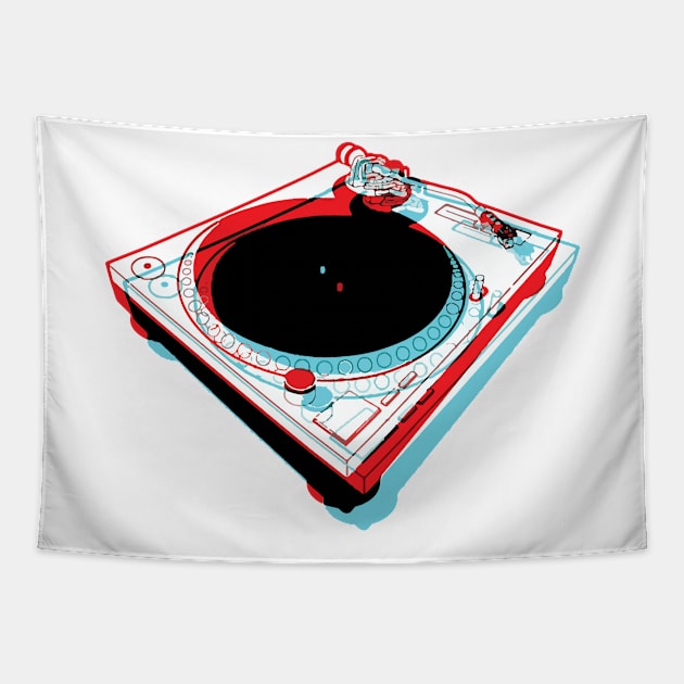 3D Turntable Tapestry by burnersworld