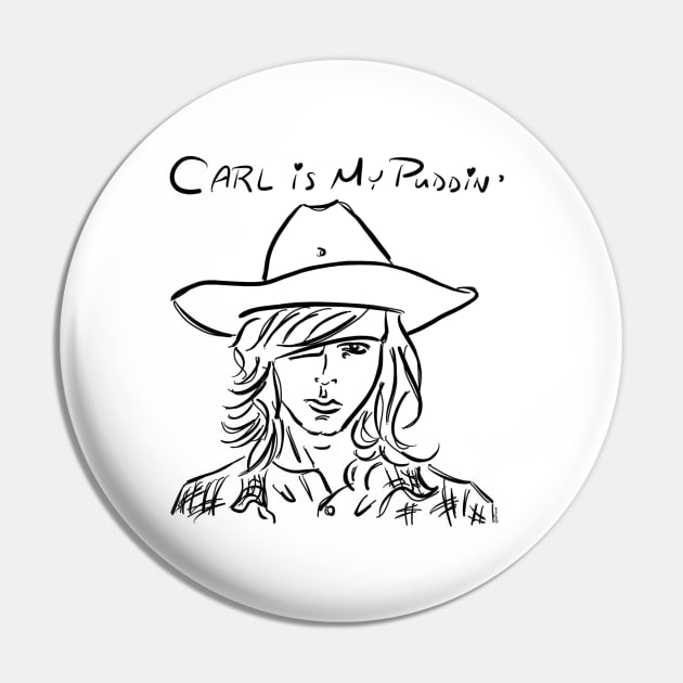 Carl is My Puddin' Light Tees Pin by Popcorn Jam