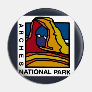Arches National Park Decal Pin