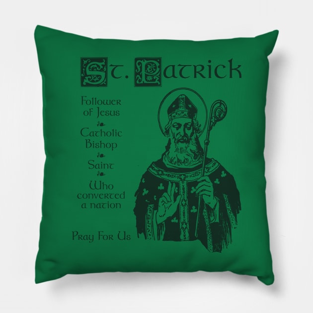 Real Saint Patrick Pillow by GoodDisneyGirl