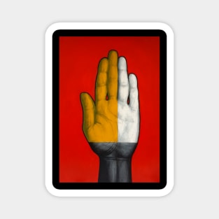 Racial Unity Hand Magnet