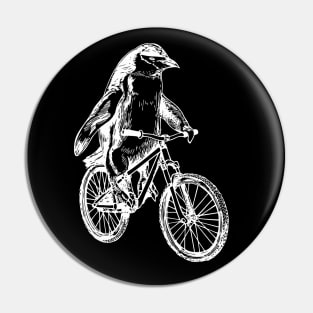 SEEMBO Penguin Cycling Bicycle Bicycling Biker Biking Bike Pin