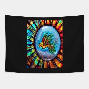 Sunflower Fish Bowl Tapestry