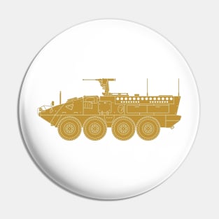 Military Vehicle APC IAV Stryker Pin