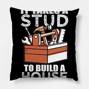 Carpenter Build A House Pillow