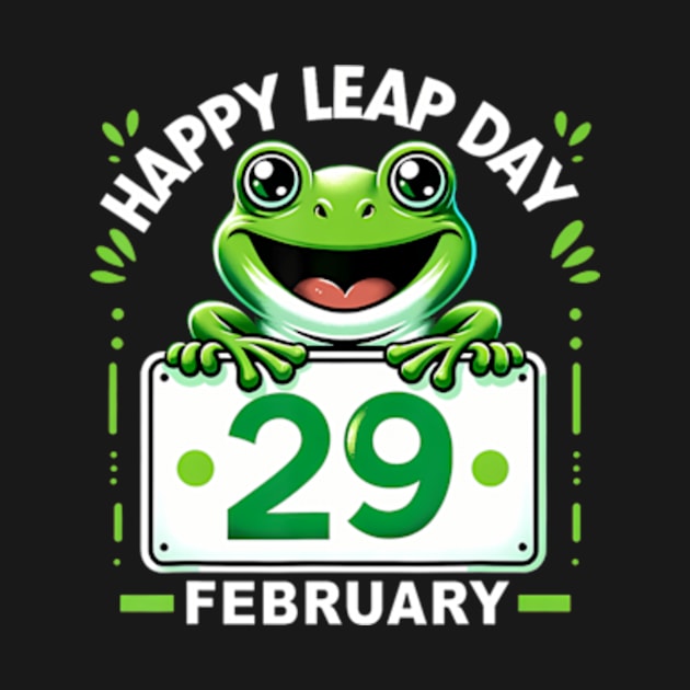 February 29th Leap Day Frog Funny Matching Leap Year 2024 by Eduardo