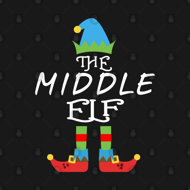 The Middle Elf Matching Family Group Christmas Party by CareTees