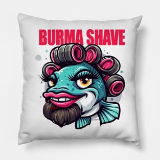 Burma Shave Pillow